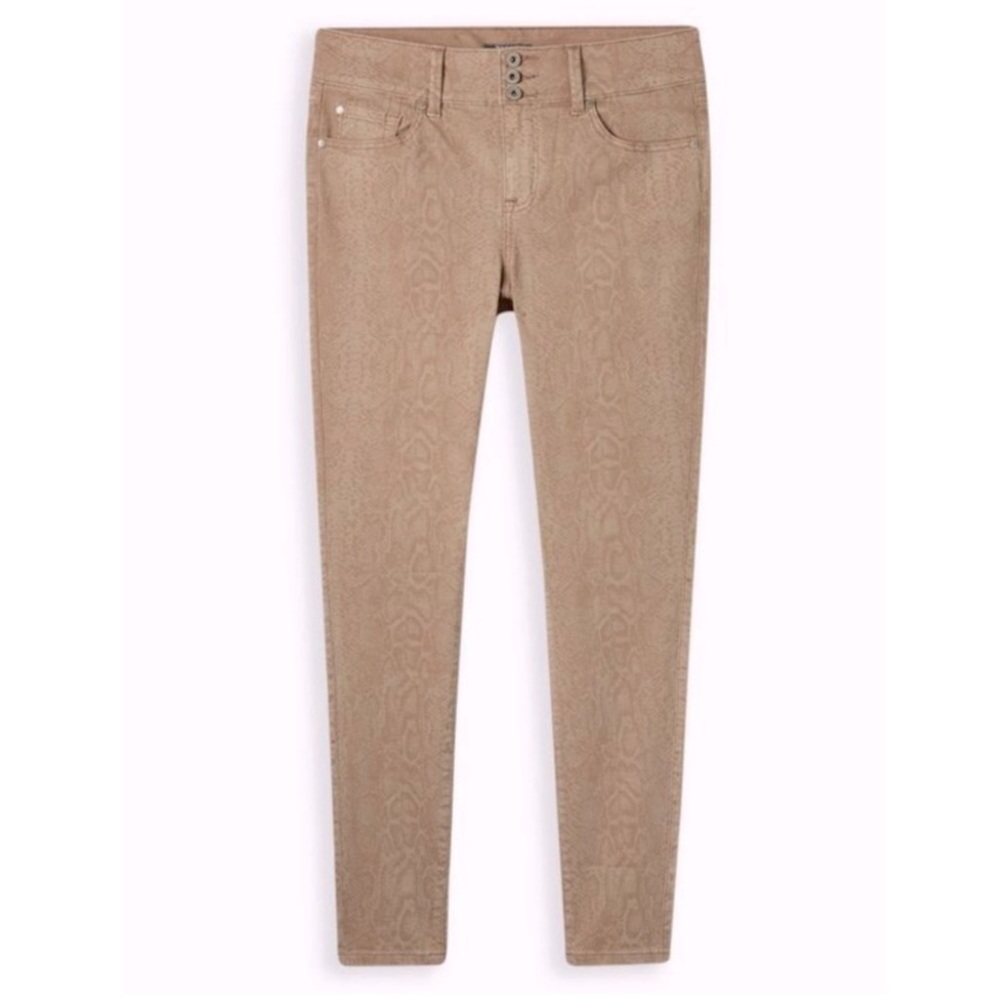 Torrid Plus size snake print jegging 16R
